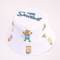 silk screen print cute kids bucket hat